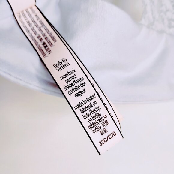 Victoria's Secret Bra Push Up Padded Comfy Front Close Lace Racer Gray Blue 32C - Picture 11 of 16